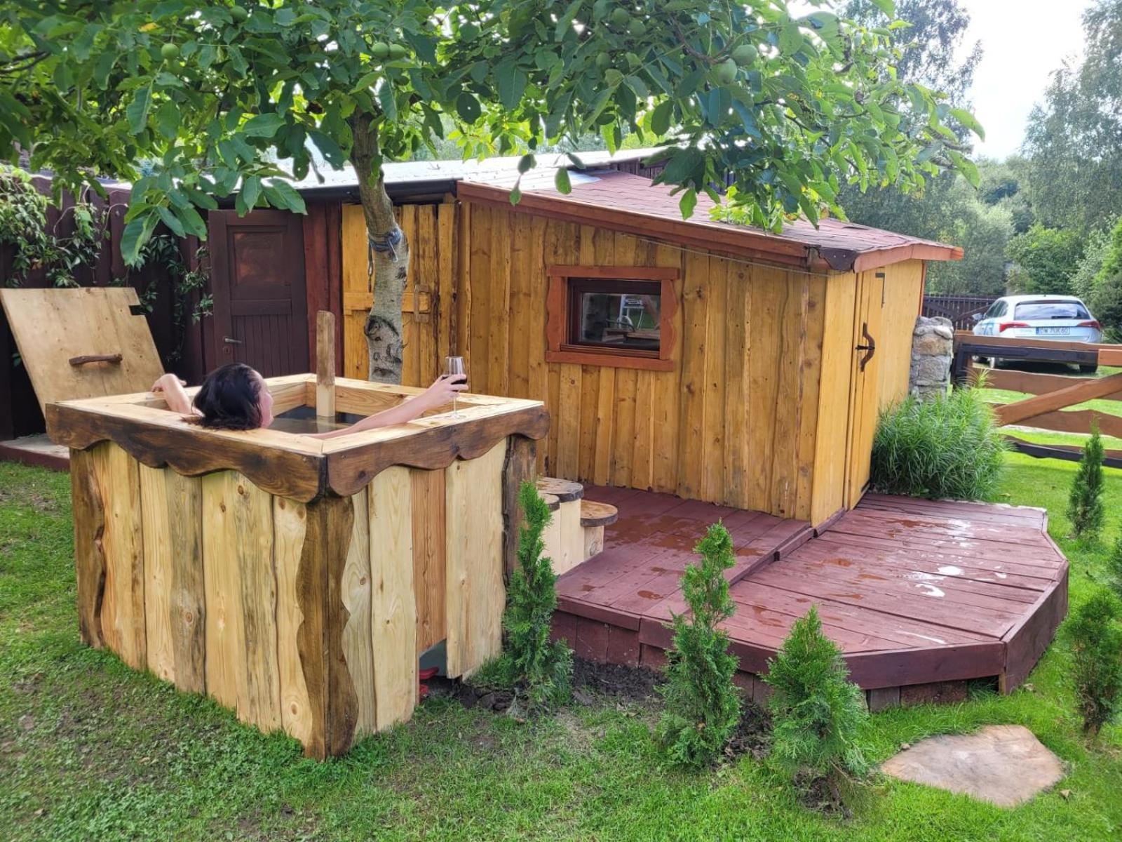 Lawendowy Domek Mysłakowice Exteriör bild